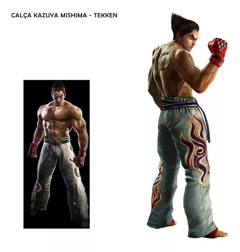 Kazuya Mishima Cosplay Traje Incluem Luvas Acgcosplay Traje - Fantasia De  Jogos - AliExpress