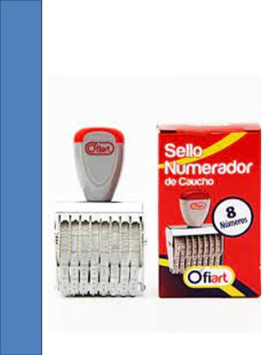 Sellos Numerador, Foliador Manual De 8 Digitos