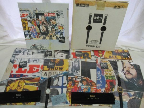 The Beatles Antholofy - Box 8 Laserdisc Japones + 2 Relojes