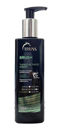 Truss Brush Queratina Thermo Active 250ml Protetor Térmico