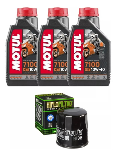 Kit Afinación Honda Shadow 750 Ace 2002 2003 Motul Hf303