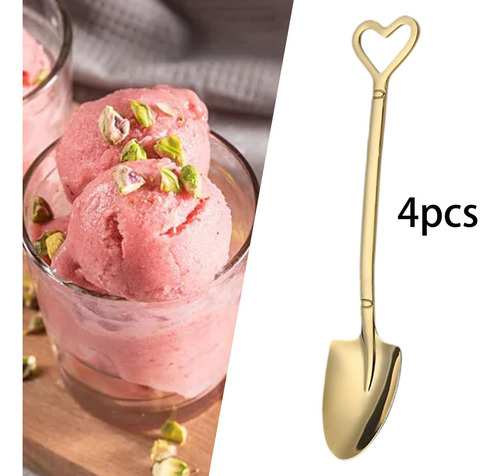 4 Cucharas Con Forma De , Cuchara Para Café, Té, Utensilio