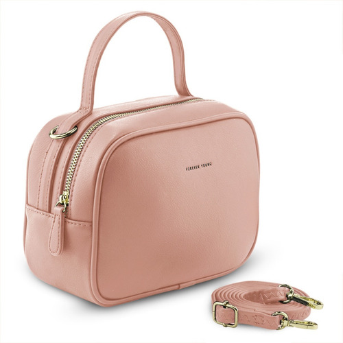 Bolsa Para Mujer Square Forever Young Sqbags. Mediana, Chic. Color Rosa