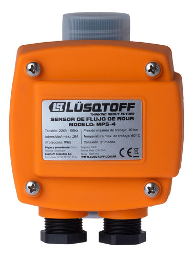 Sensor De Flujo De Agua Para Bombas Lusqtoff Mps-4 