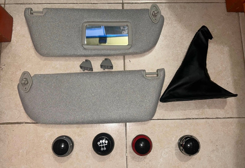 Par De Viseras Con Soportes,pomo,funda Freno Mano De Chevy