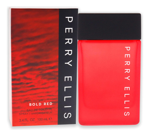 Perfume Perry Ellis Bold Red Para Hombre, Eau De Toilette, 1