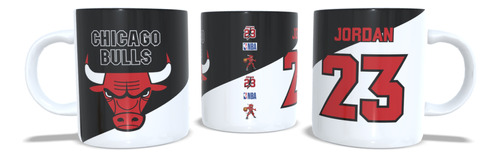 Caneca De Café Chicago Bulls Michael Jordan Envio Imediato