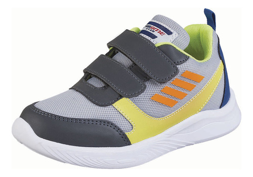 Tenis Deportivo Para Niño Castalia 509-60 Gris Con Contactel