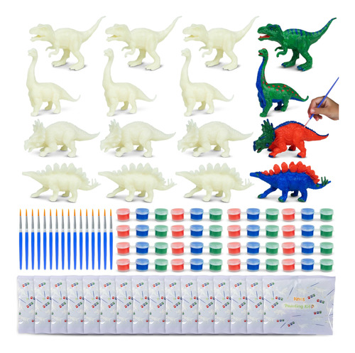 Bonnyco Paquete De 16 Recuerdos De Fiesta De Dinosaurios Par