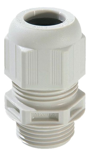 Conector Glándula Plástico Blanca Pack 10 Pz Npt 1/2