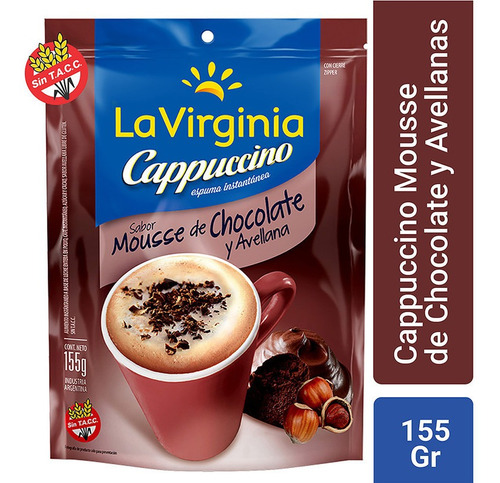 La Virginia Cappuccino Mousse De Chocolate Doypack 155g