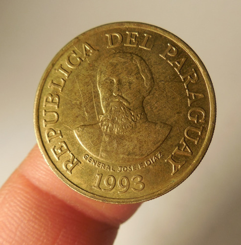 Moneda Paraguay. 100 Guaraníes, 1993