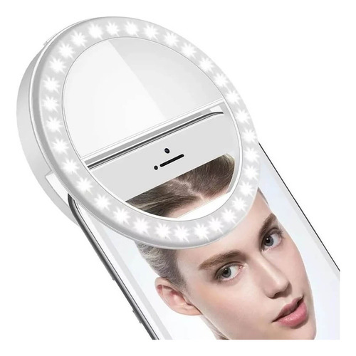 Aro Luz Led Selfie Anillo Celular Maquillaje Tablet Ring Cba