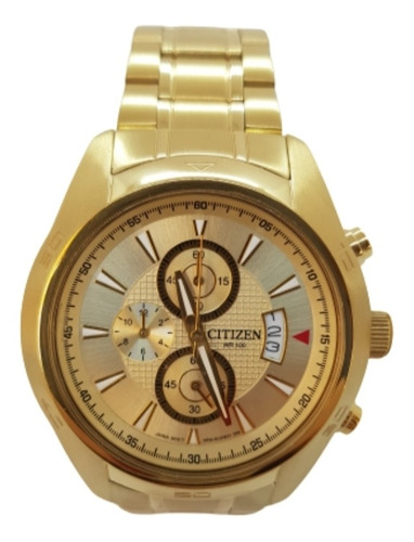 Relógio Masculino Quartzo Dourado Citizen