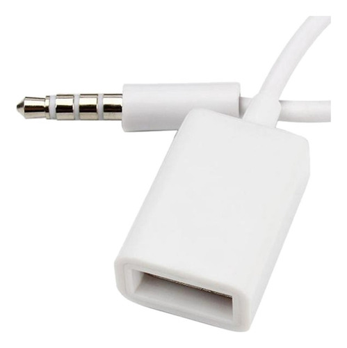 F 3.5mm Macho Conector Auxiliar De Audio Mp3 Para Usb 2.0