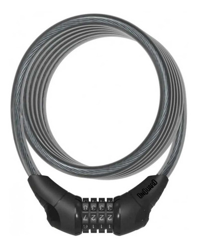 Imagem 1 de 1 de Cadeado Espiral Com Segredo Onguard Neon 8169 120cmx12mm