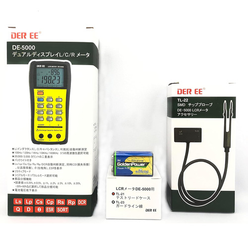 Der Ee Medidor Lcr Portátil De Alta Precisión De-5000 Con Tl