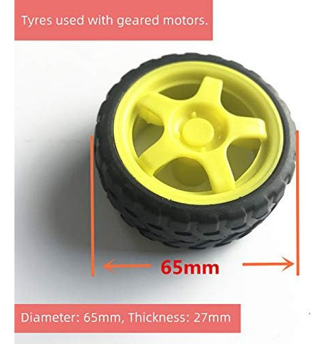 Kit De Piezas De Ruedas De Motor Con Engranajes Mini Dc De D