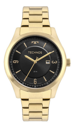 Relógio Technos Masculino Steel Dourado - 2117lbrs/1p