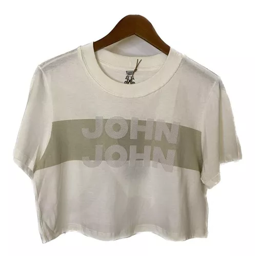 Camiseta John John Feminina Bru Off Branca - Dom Store Multimarcas