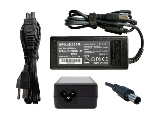 Cargador Sony Pcga-ac19v12 Pcg-fr215e Vgp-ac19v10 19.5v 3.3a