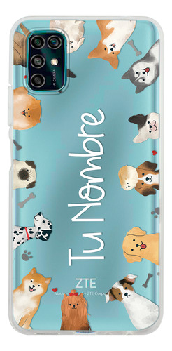 Funda Para Zte Para Mujer Razas Perritos Personalizada