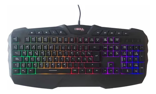Teclado Gamer Soul Xk700 Rgb Ingles