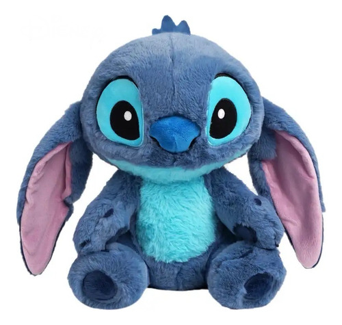 Urso De Pelúcia Stitch Grande Encantador Antialergico Macio Cor Azul