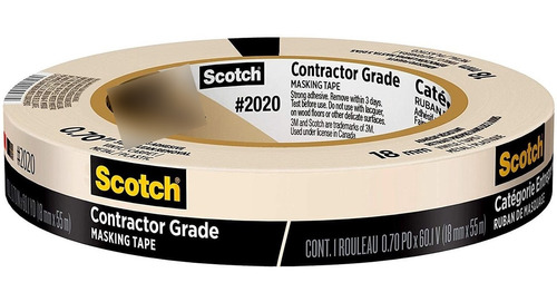 Cinta De Enmascarar Scotch 2020-36a-cp  2020-.75a