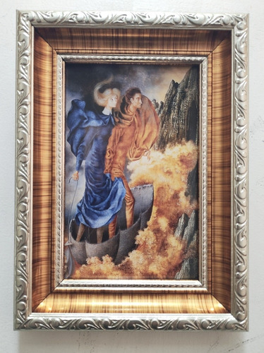 Remedios Varo_  La Huida Cuadrito Decorativo 20 X 15 Cms