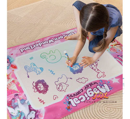 Lienzo De Grafiti Colorido Para Niños, Grande, Lavable, 80 X