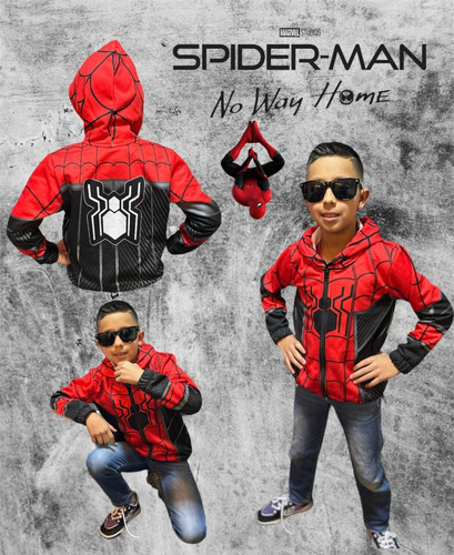 Sweter Chaquetas De Spiderman