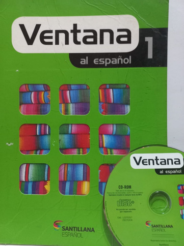 Livro Adriana Pedro De Almeida Ventana 1 Al Espanol Com Cd Rom (Usado)