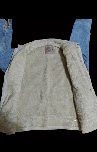 Campera Narrow Orig Jean C/corderito Talle M Medidas En Desc (Usado)