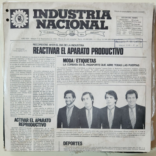 Vinilo Industria Nacional Reactivar Aparato Productivo Rn2