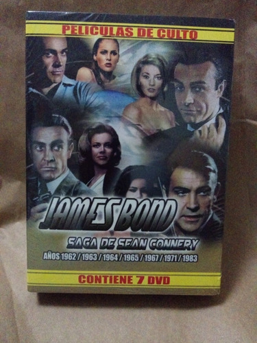 Dvd James Bond Saga Sean Connery, X 7 Dvds , Despacho Gratis