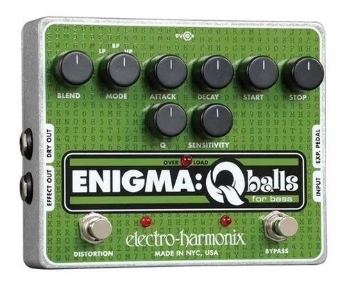 Pedal Electro-harmonix Enigma Q Balls Para Bajo + Cable Inte