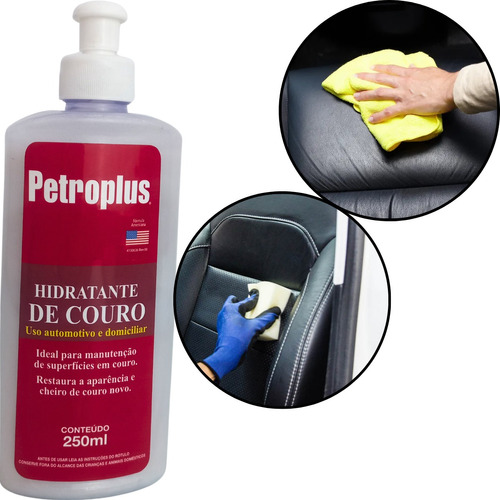 Hidratante De Couro Automotivo Petroplus 250ml Original Stp