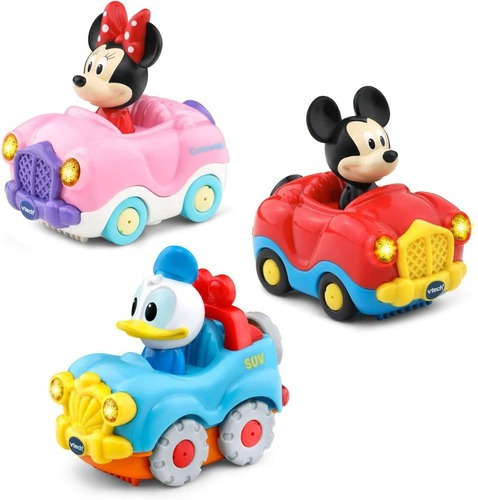 Vtech Go Smart Ruedas Mickey, Minnie Y Donald Convertible