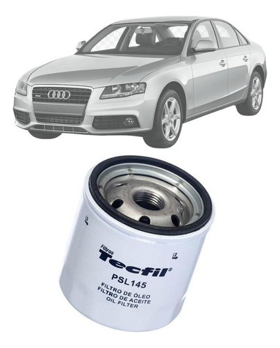 Filtro De Óleo Tecfil Audi A4 De 1998 Até 2006