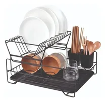 Comprar Escurridor Escurre Platos Doble Extraíble De Metal Cocina 