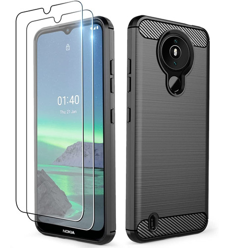 Funda Para Nokia 1.4 Con 2 Protectores De Pantalla Fo5160