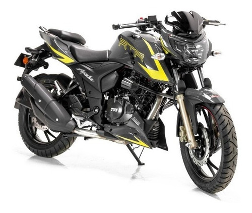 Imagen 5 de 7 de Defensa Slider Ghost Tvs Apache 200 Fire Parts Negros