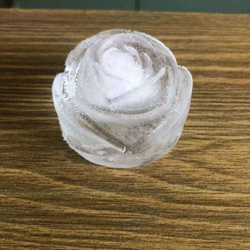 Molde De Hielo Con Forma De Rosa