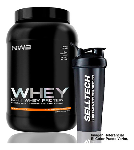 Proteína Nwb Whey Concentrate 3lb Chocolate + Shaker