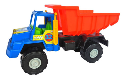 Imagen 3 de 5 de Camión Tolva Juguete Didactico Niños Azul