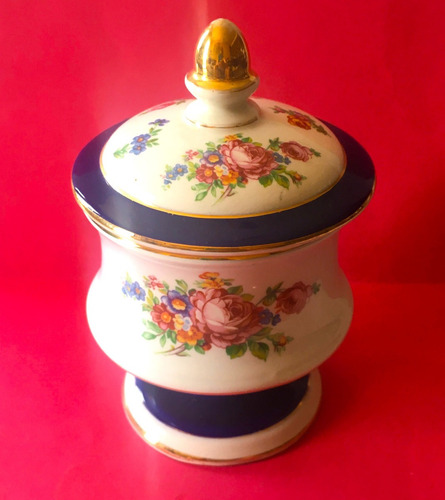 Imagen 1 de 5 de Bombonera Porcelana Aurora Italy