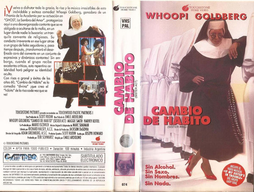 Cambio De Habito 1 Y 2 Whoopi Goldberg Comedia - 2 Vhs