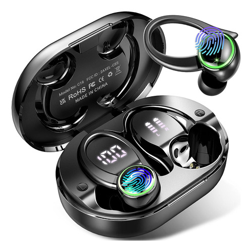 Auriculares Kuizil Bluetooh 5.3, Cancelacion De Ruido, Negro