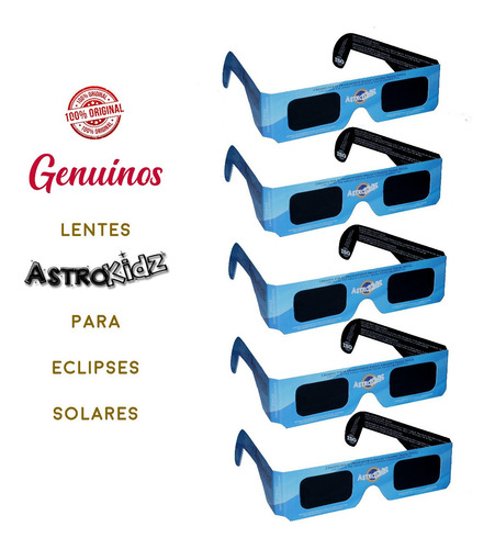 Oferta 5 Lentes Explora Para Eclipses Solares. Certificados